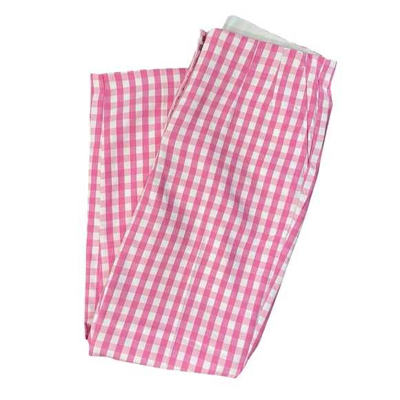 H&M Pink Gingham Trousers NWOT - Picture 8 of 10